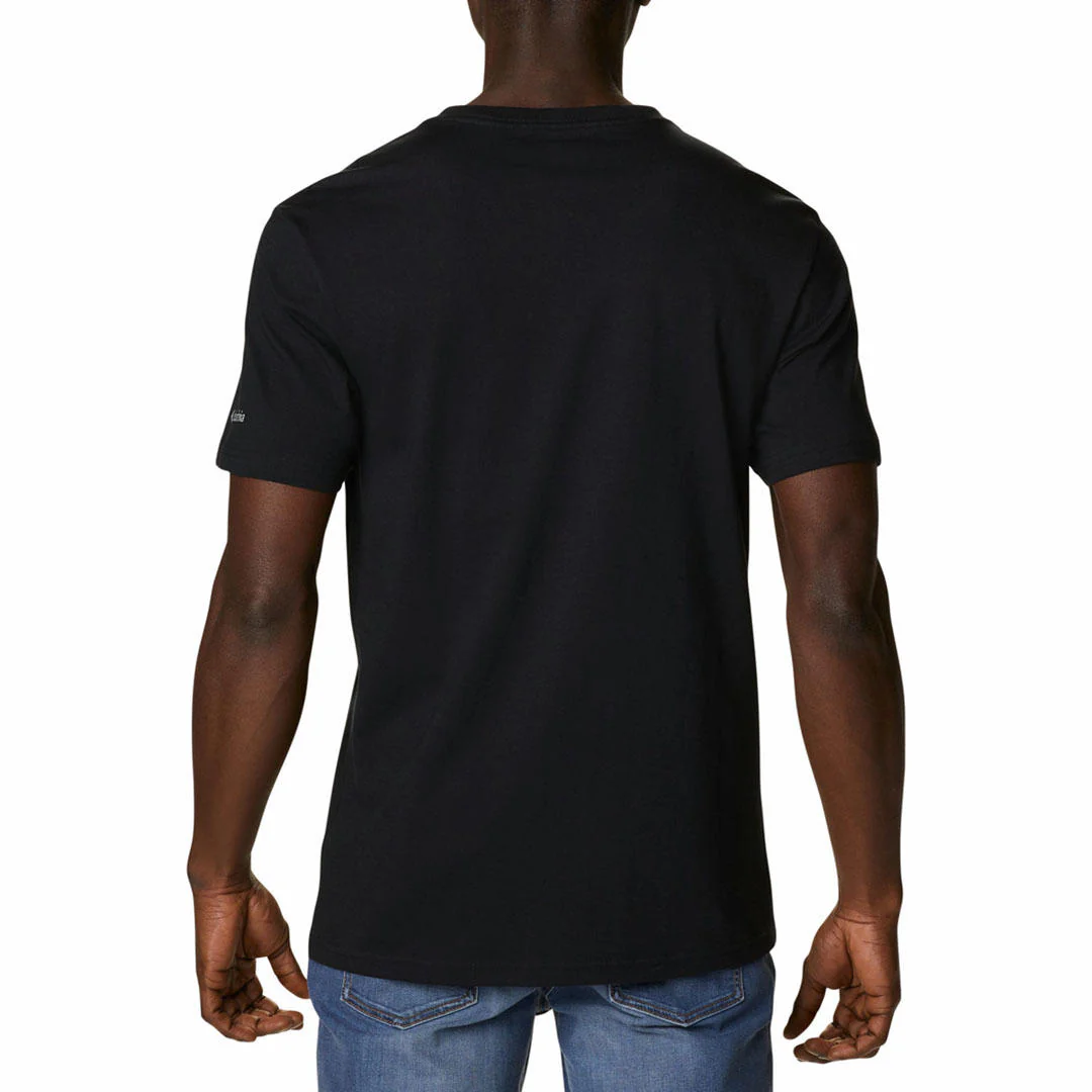 Columbia Men Black CSC Basic Logo Short Sleeve - Image 5