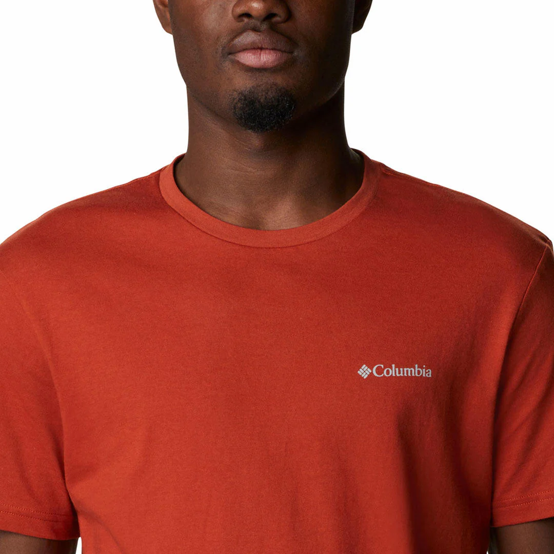 Columbia Men Brown CSC Basic Logo Short Sleeve - Image 2