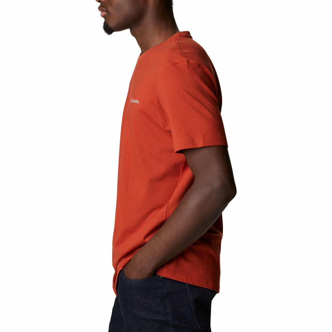Columbia Men Brown CSC Basic Logo Short Sleeve - Image 5