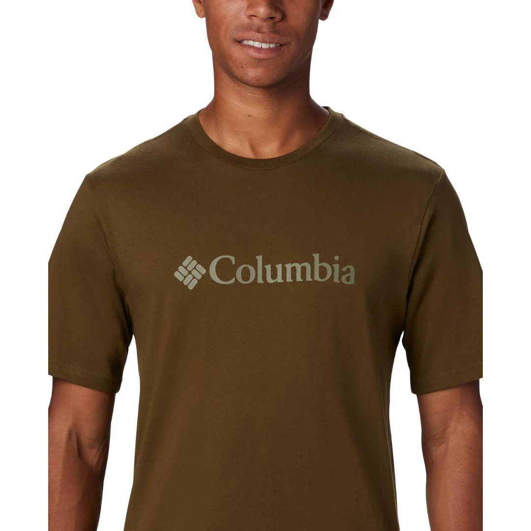 Columbia Men Green CSC Basic Logo Short Sleeve - Image 2