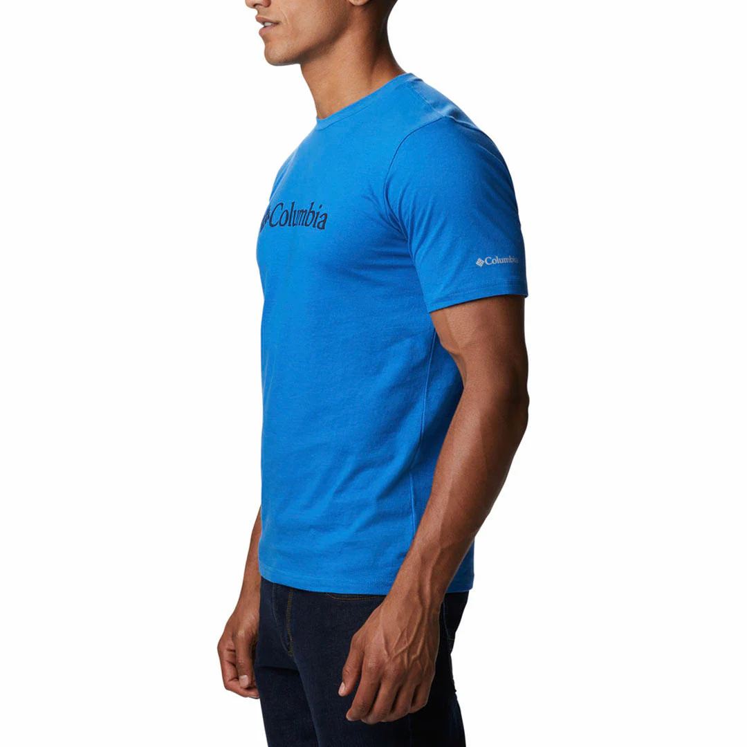 Columbia Men Blue CSC Basic Logo Short Sleeve - Image 2