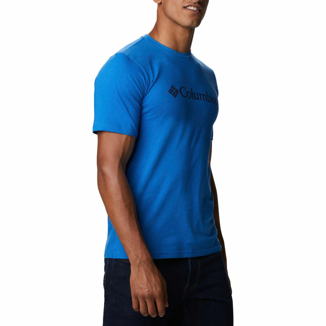 Columbia Men Blue CSC Basic Logo Short Sleeve - Image 4
