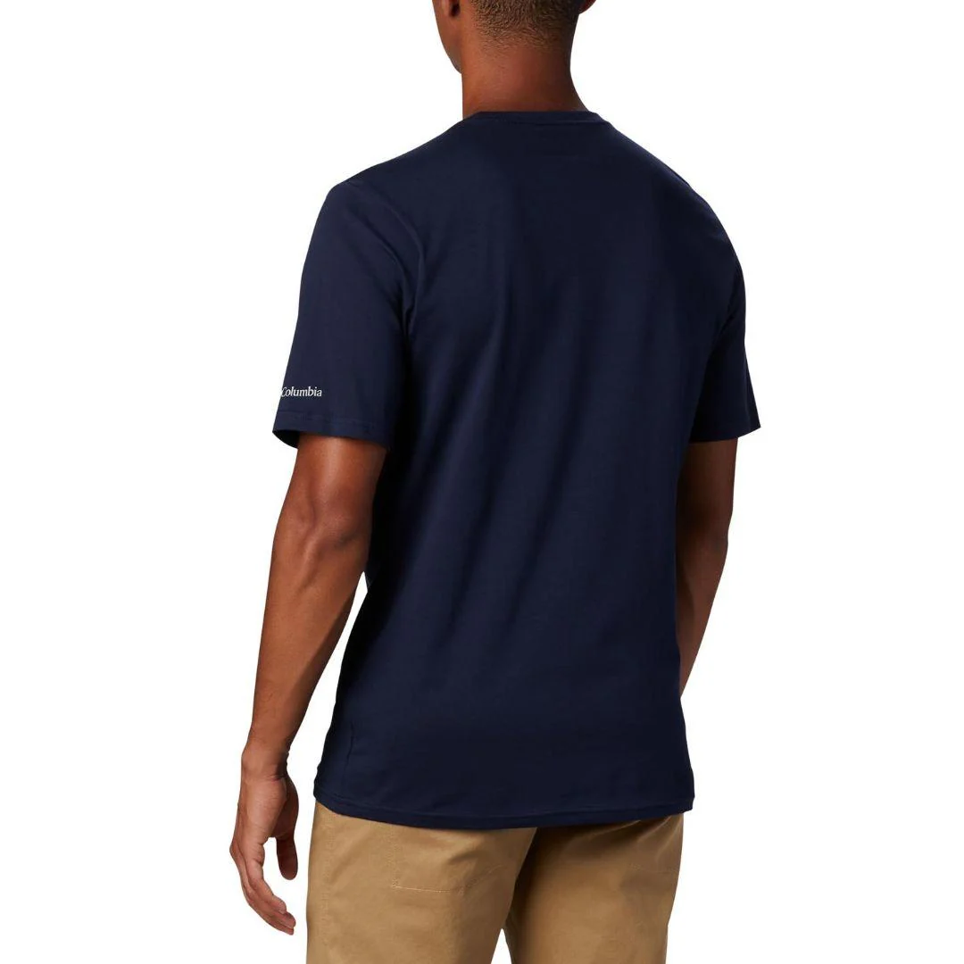 Columbia Men Blue CSC Basic Logo Short Sleeve - Image 5
