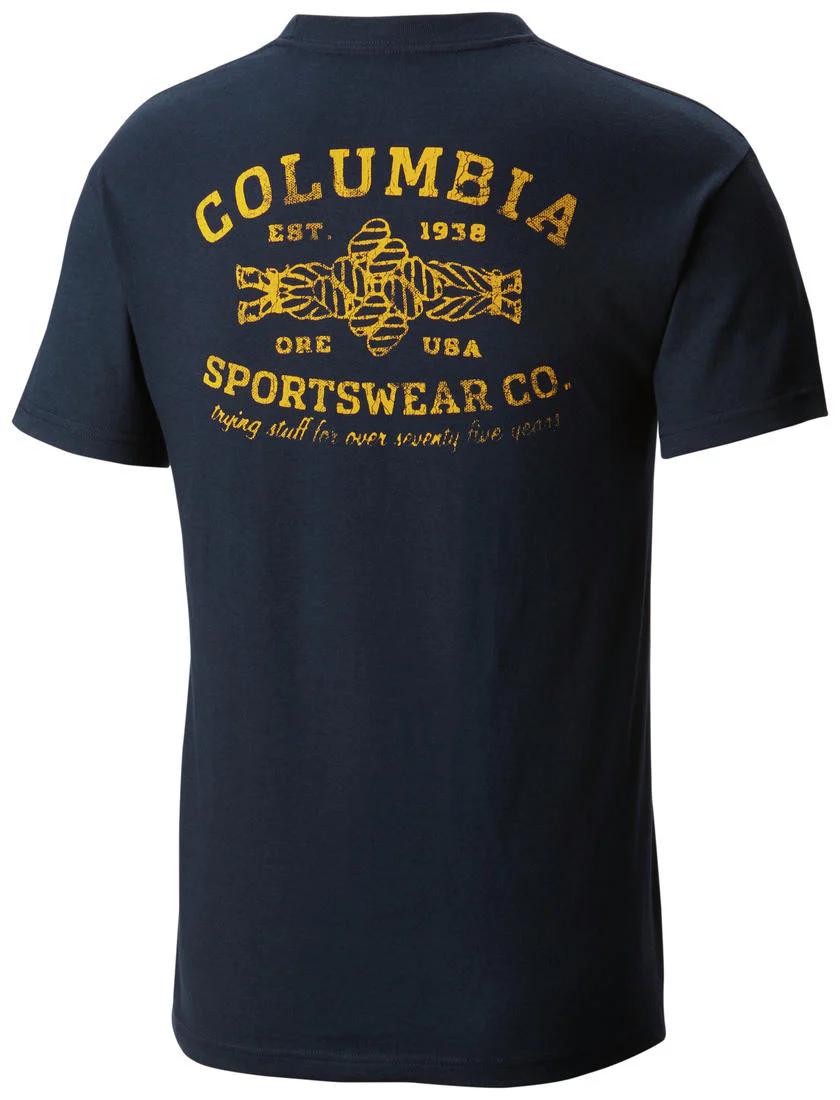 Columbia Men Blue CSC Knot Short Sleeve Tee - Image 2