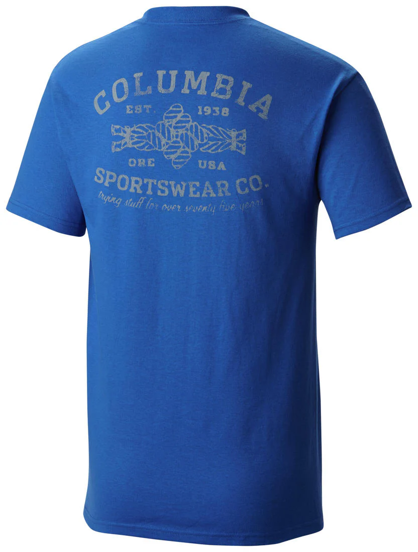 Columbia Men Blue CSC Knot Short Sleeve Tee - Image 2