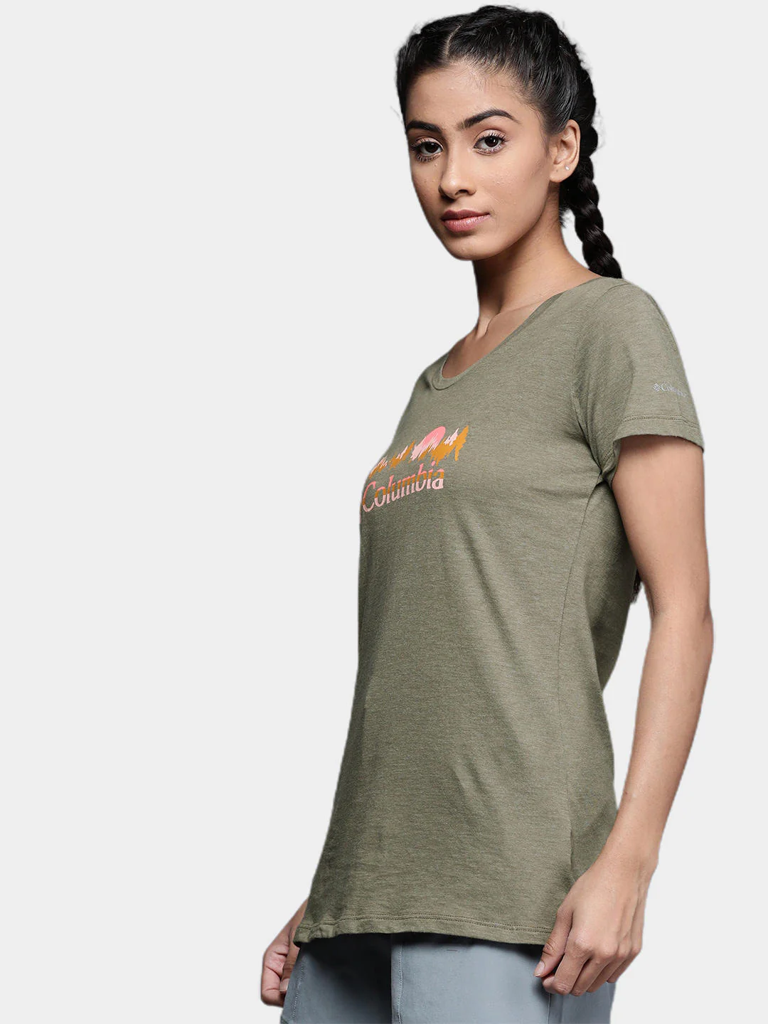 Columbia Women Green Daisy Days SS Graphic Tee - Image 11