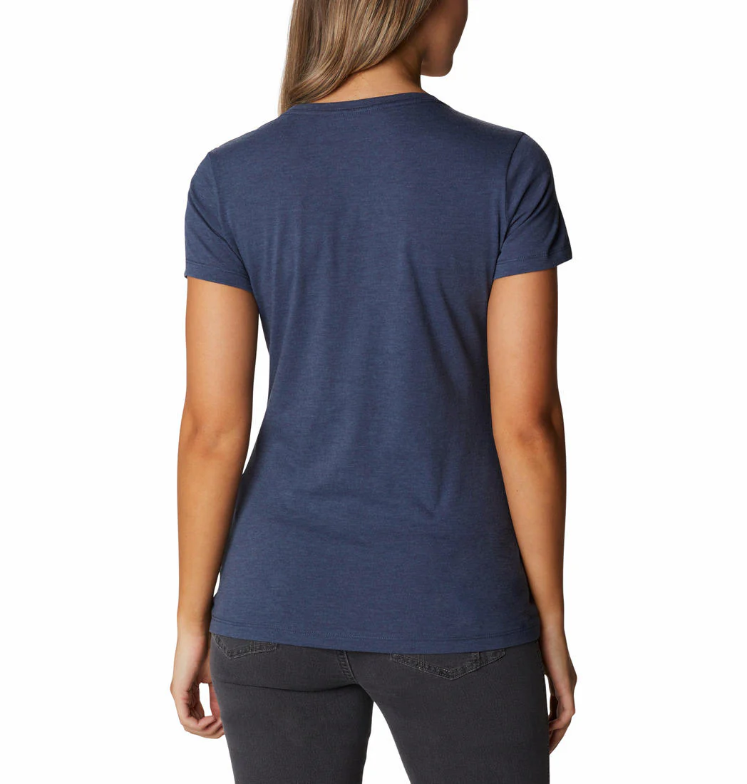 Columbia Women Blue Daisy Days SS Graphic Tee - Image 6