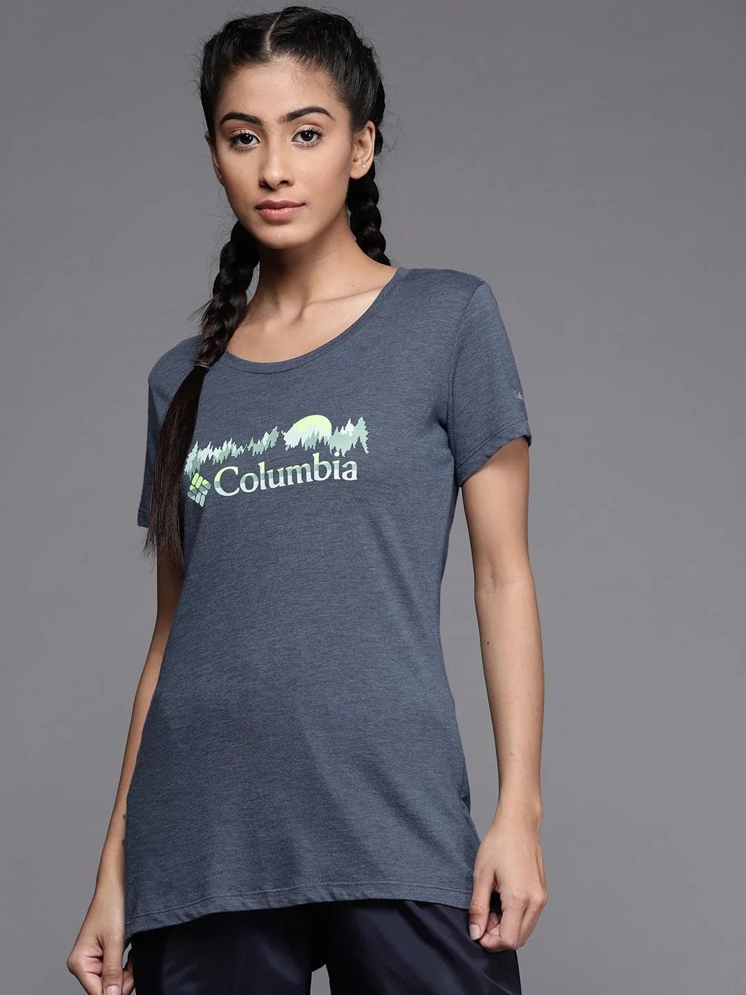 Columbia Women Blue Daisy Days SS Graphic Tee - Image 8