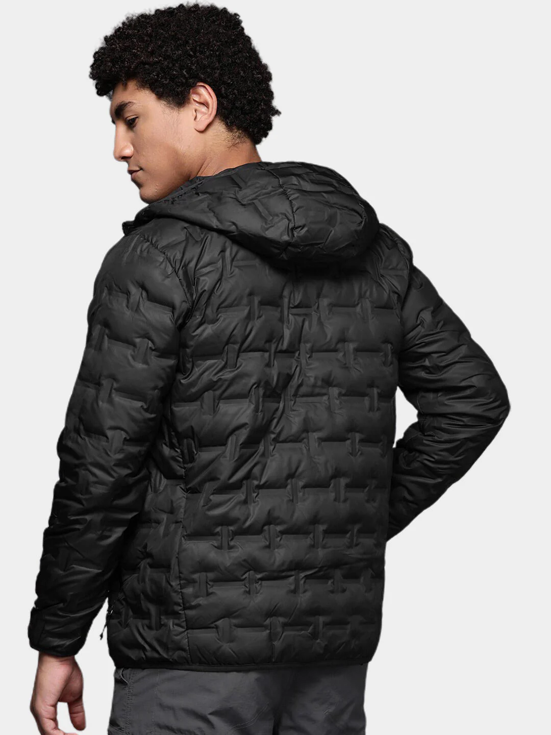 Columbia Men Black Delta Ridge Down Hooded Jacket - Image 13