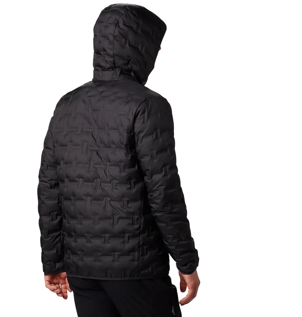 Columbia Men Black Delta Ridge Down Hooded Jacket - Image 5