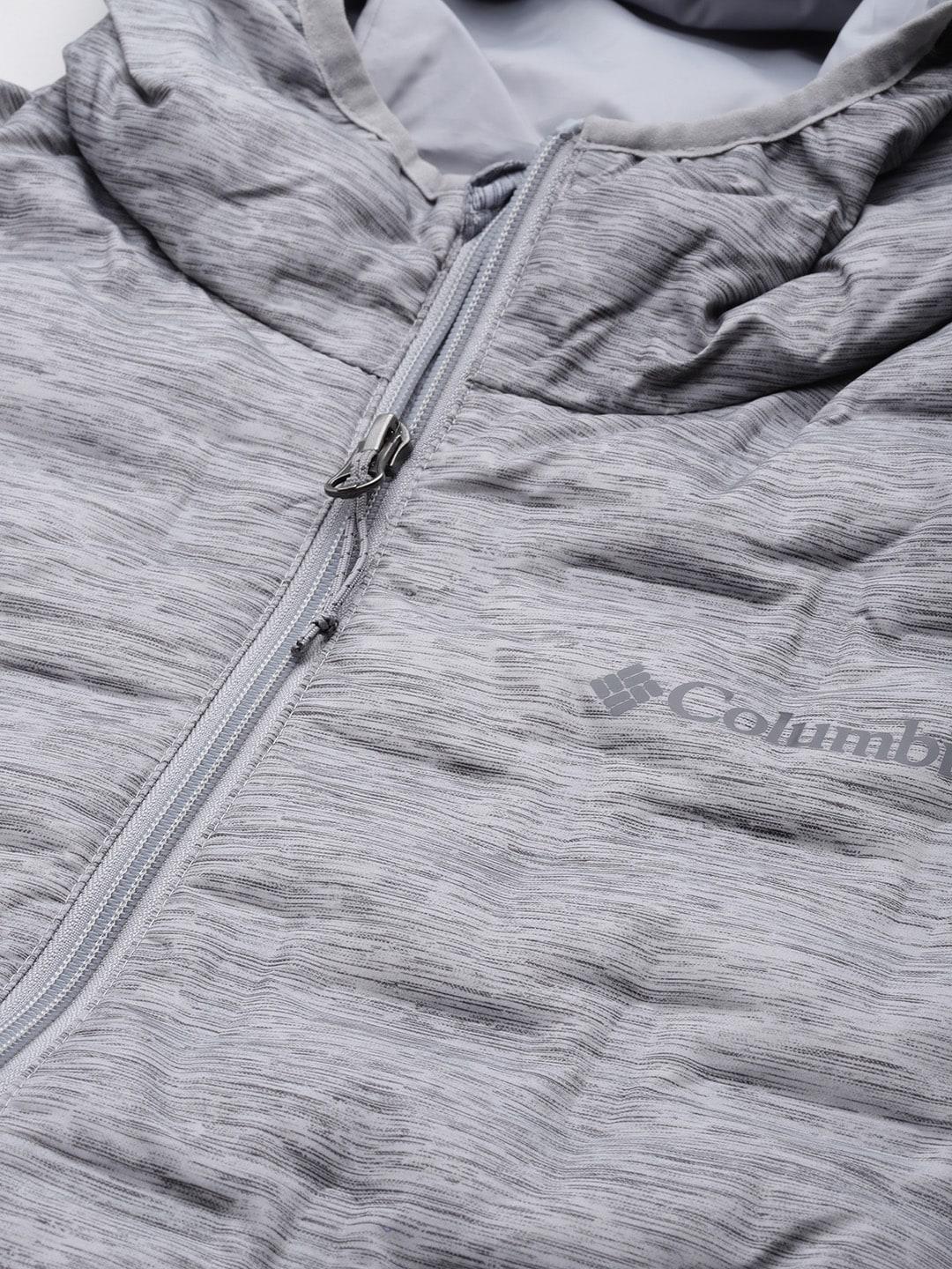 Columbia Men Grey Delta Ridge Down Hooded Jacket - Image 6