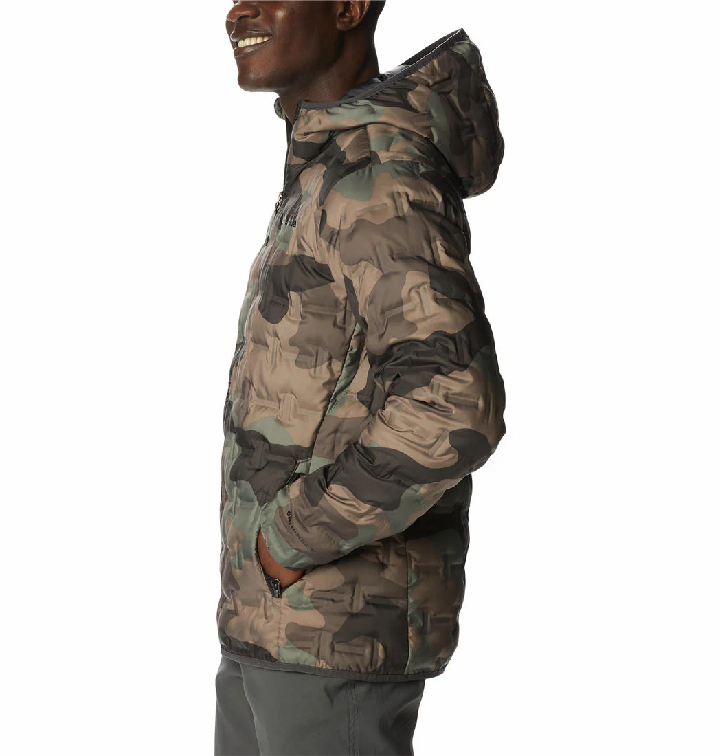 Columbia Men Green Delta Ridge Down Hooded Jacket - Image 2