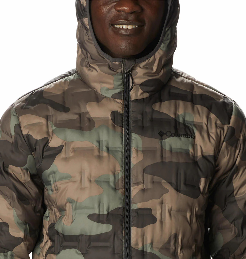 Columbia Men Green Delta Ridge Down Hooded Jacket - Image 3