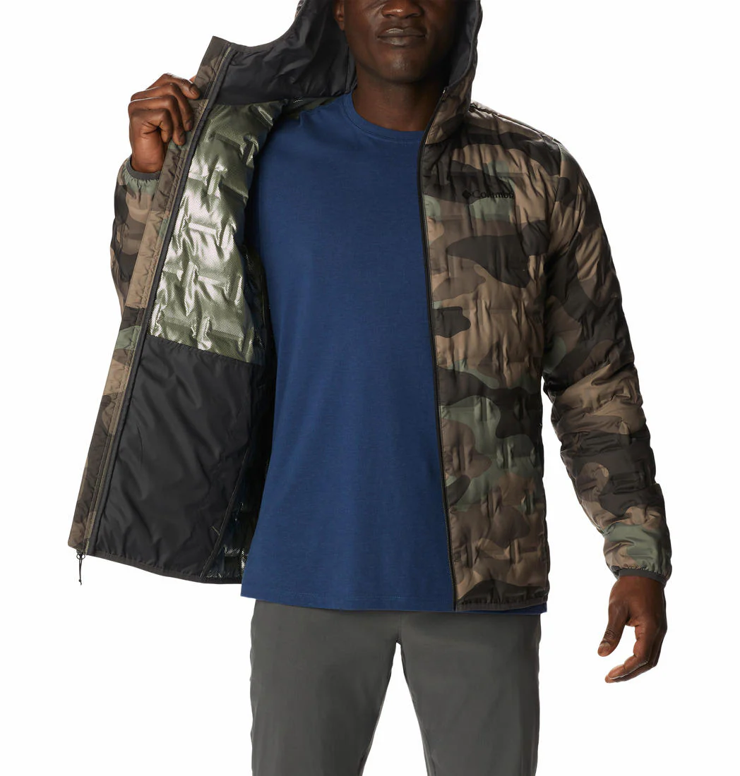 Columbia Men Green Delta Ridge Down Hooded Jacket - Image 4