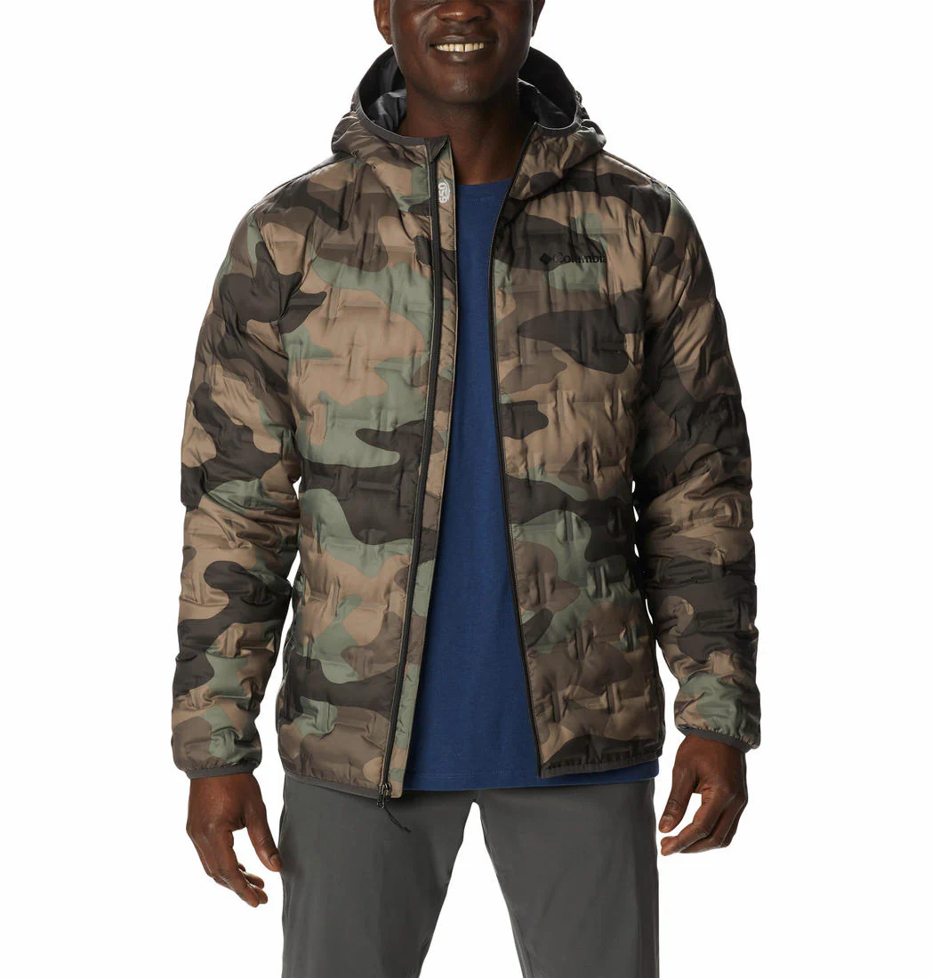 Columbia Men Green Delta Ridge Down Hooded Jacket - Image 5