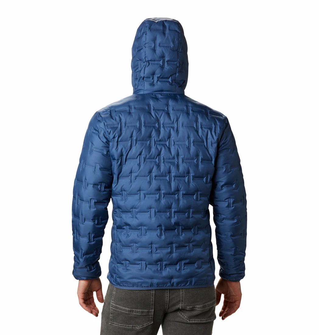 Columbia Men Blue Delta Ridge Down Hooded Jacket - Image 5
