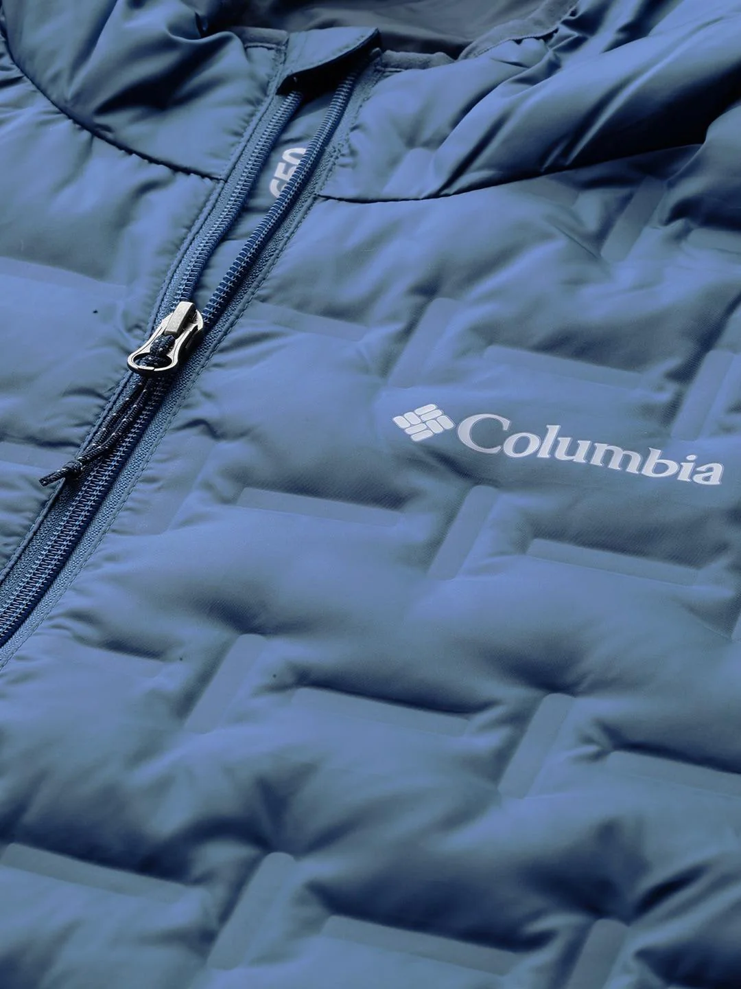 Columbia Men Blue Delta Ridge Down Hooded Jacket - Image 6