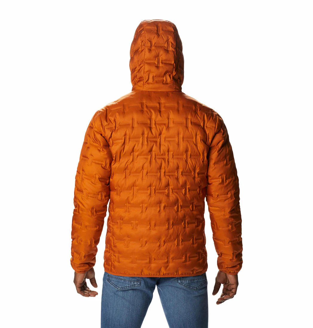 Columbia Men Orange Delta Ridge Down Hooded Jacket - Image 6