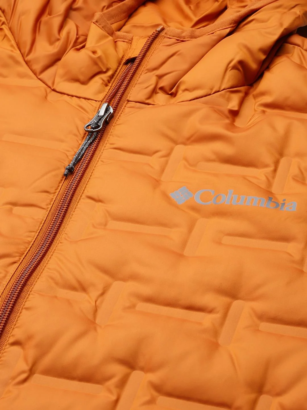 Columbia Men Orange Delta Ridge Down Hooded Jacket - Image 7