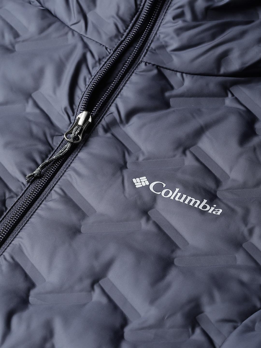 Columbia Women Blue Delta Ridge Down Hooded Jacket - Image 2