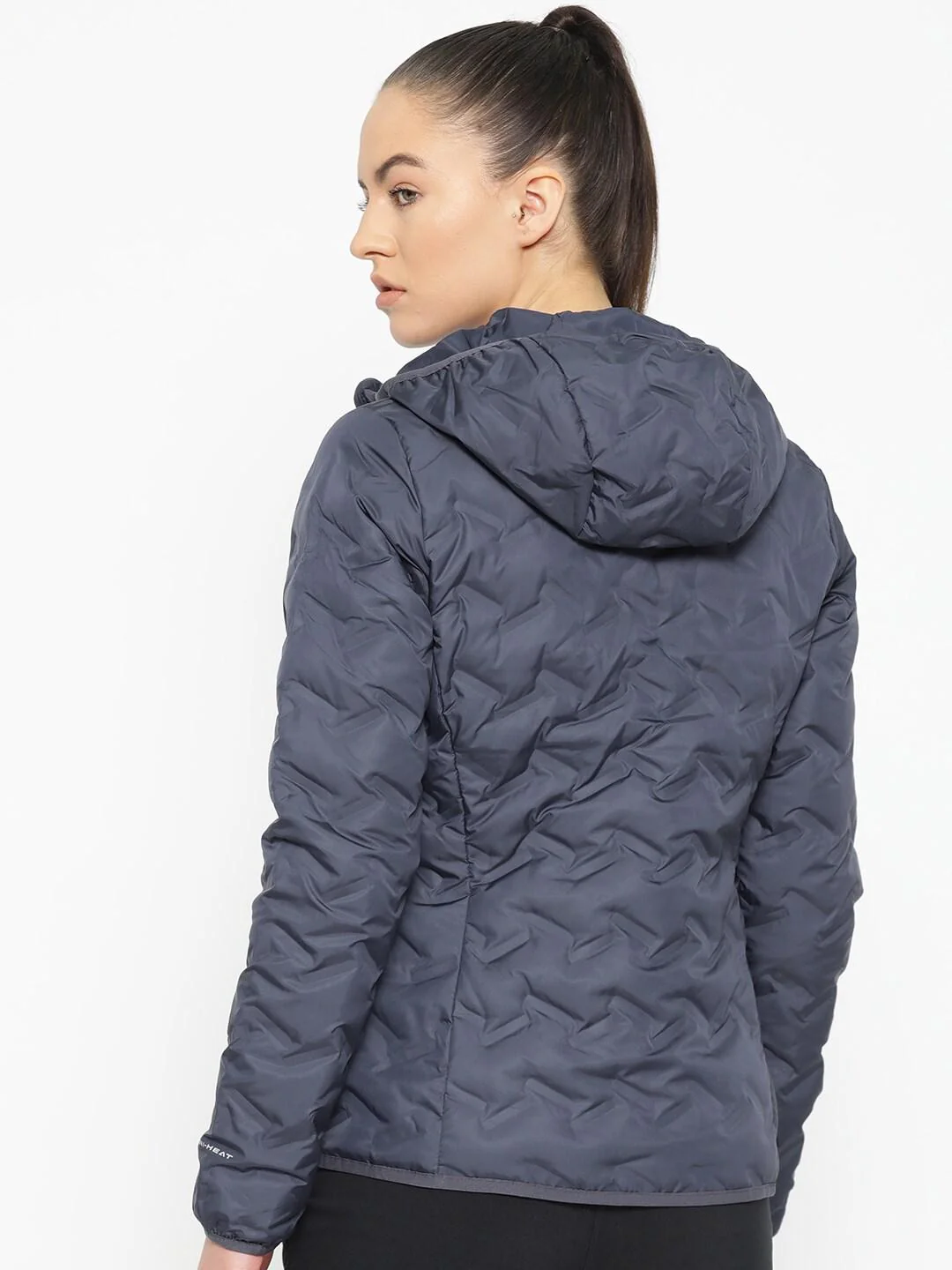 Columbia Women Blue Delta Ridge Down Hooded Jacket - Image 5
