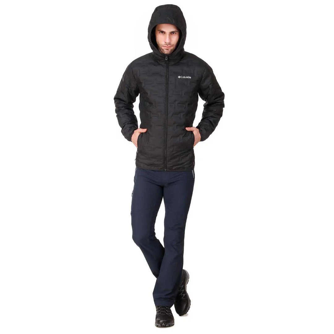 Columbia Men Black Delta Ridge Down Hooded Jacket - Image 7