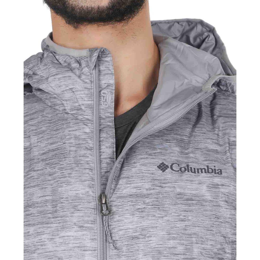 Columbia Men Grey Delta Ridge Down Hooded Jacket - Image 4