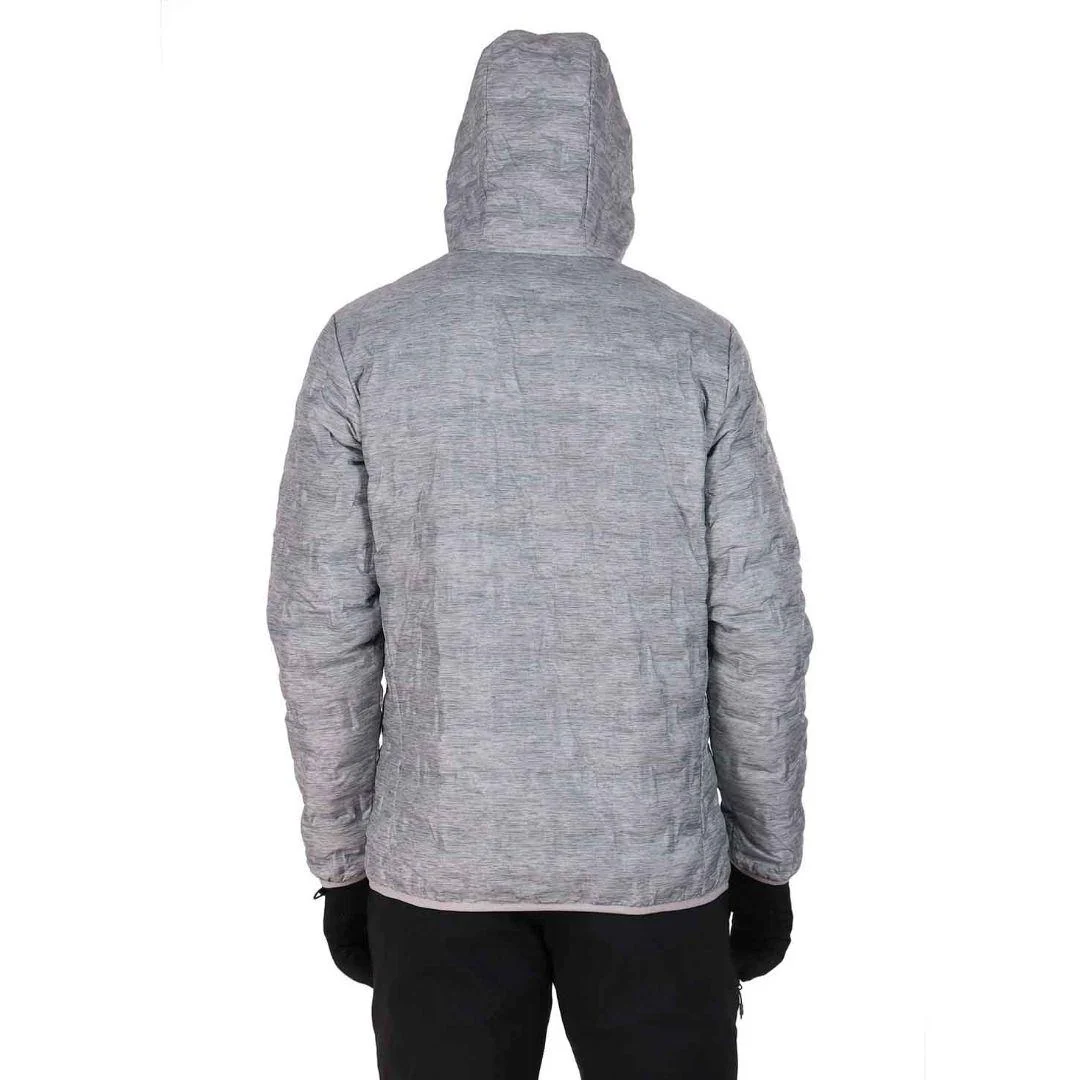 Columbia Men Grey Delta Ridge Down Hooded Jacket - Image 8