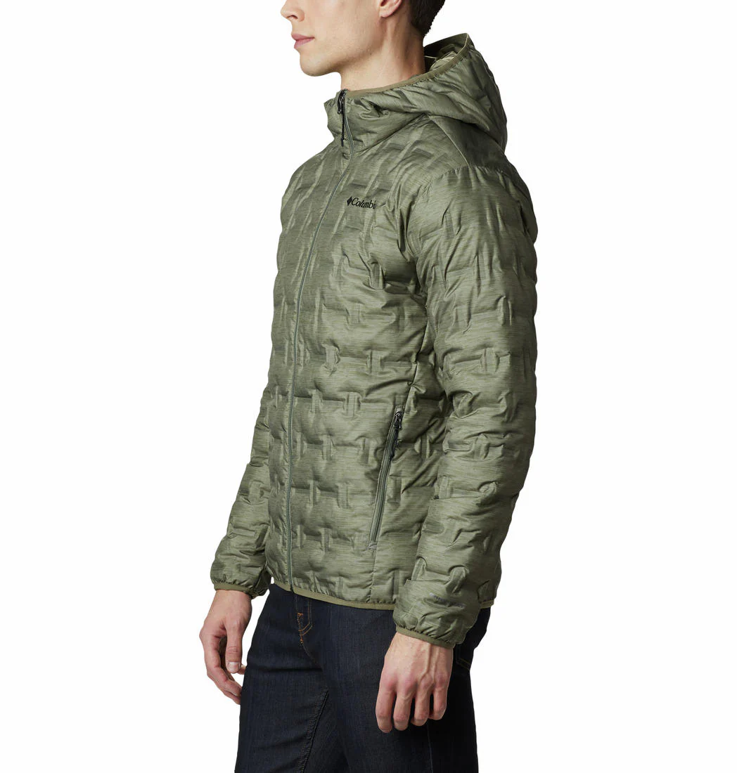 Columbia Men Green Delta Ridge Down Hooded Jacket - Image 2