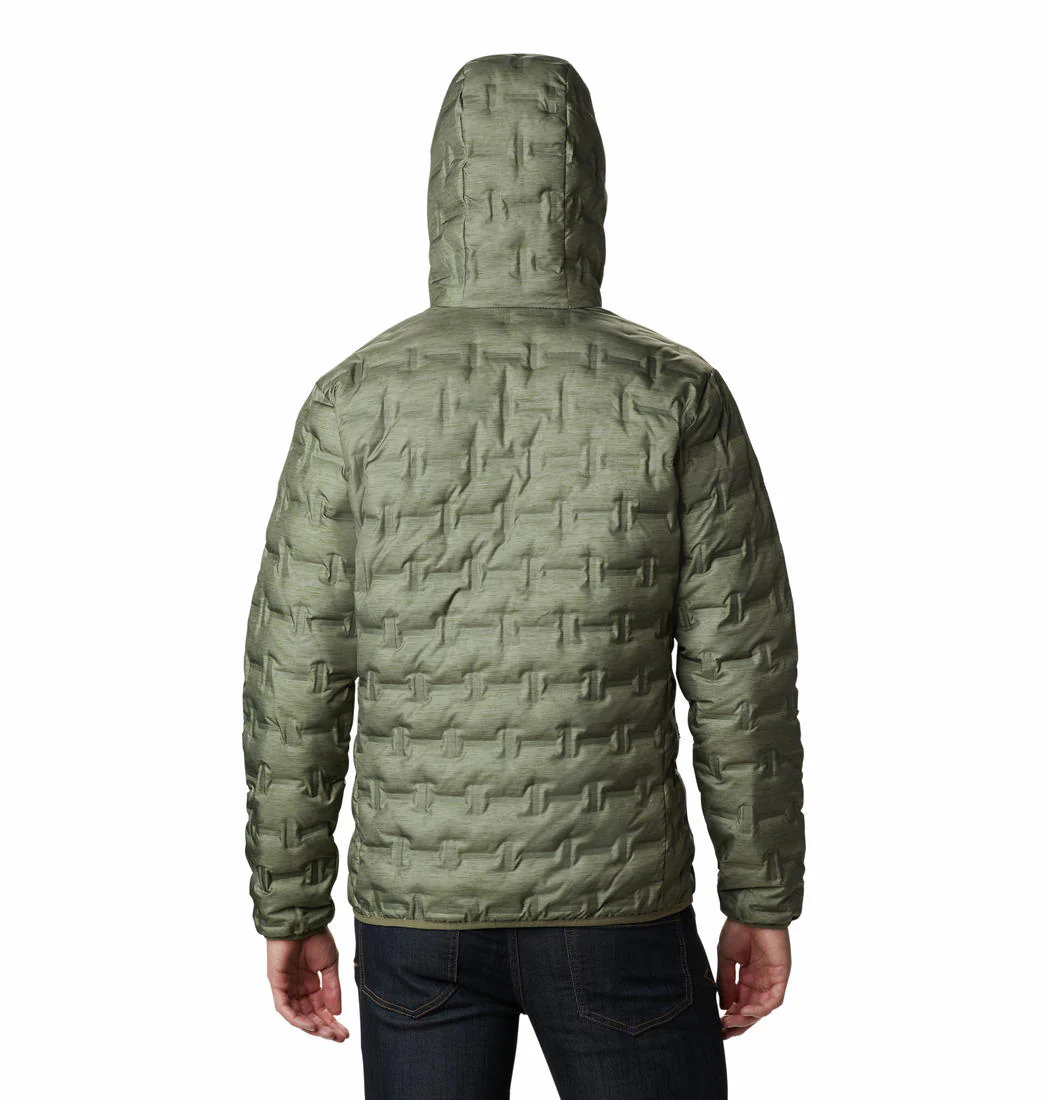 Columbia Men Green Delta Ridge Down Hooded Jacket - Image 4