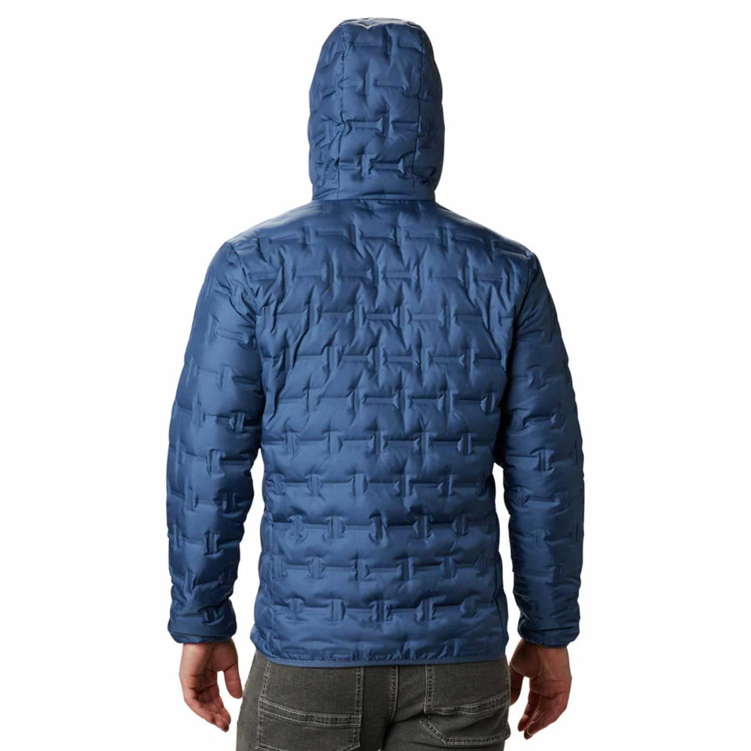 Columbia Men Blue Delta Ridge Down Hooded Jacket - Image 5