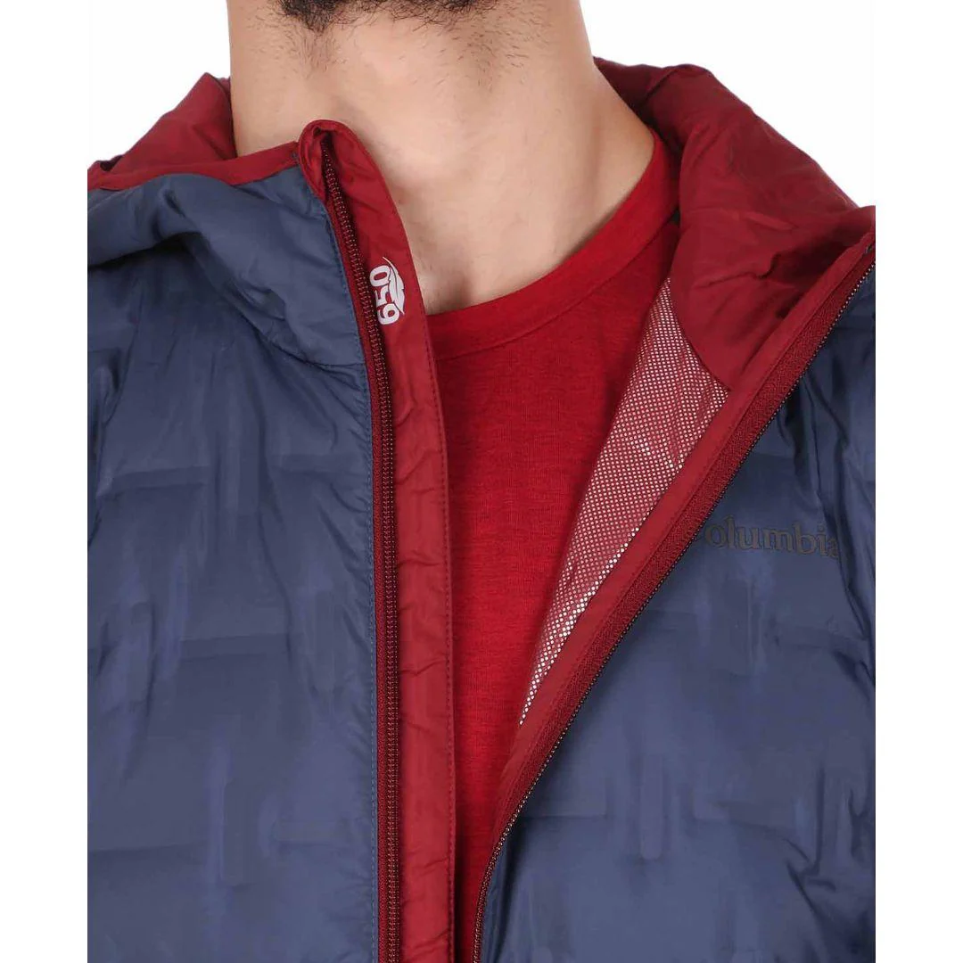 Columbia Men Blue Delta Ridge Down Hooded Jacket - Image 4