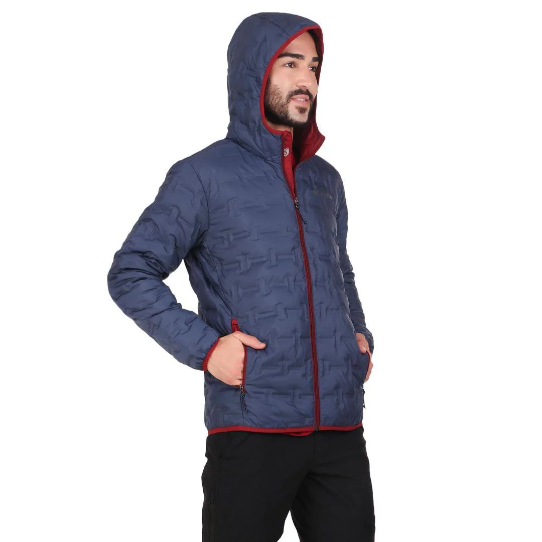 Columbia Men Blue Delta Ridge Down Hooded Jacket - Image 6