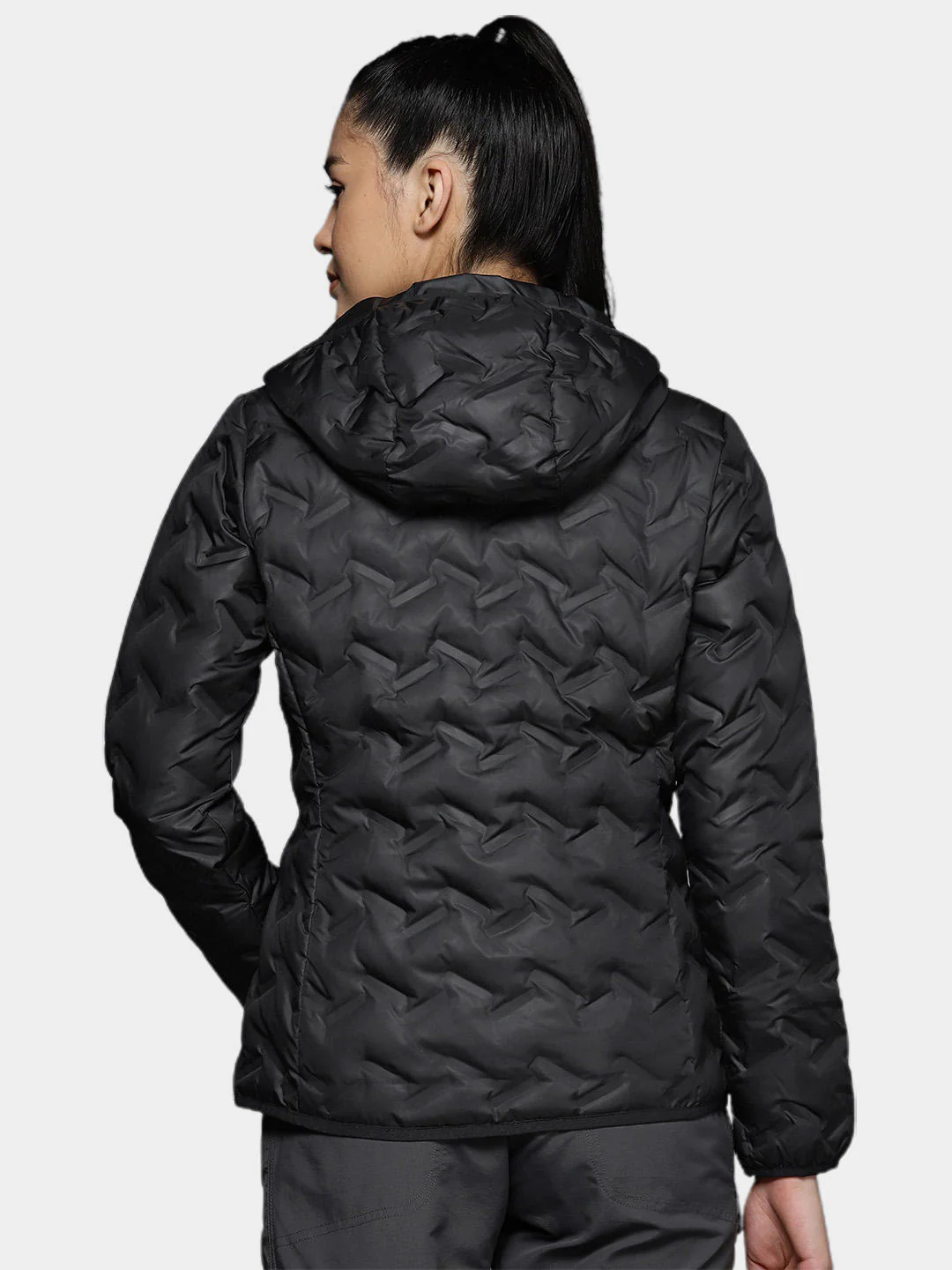 Columbia Women Black Delta Ridge Down Hooded Jacket - Image 11