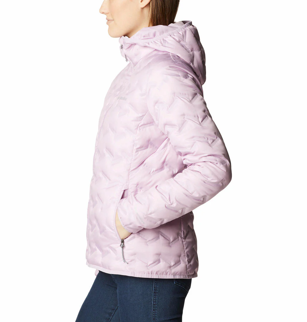 Columbia Women Purple Delta Ridge Down Hooded Jacket - Image 2