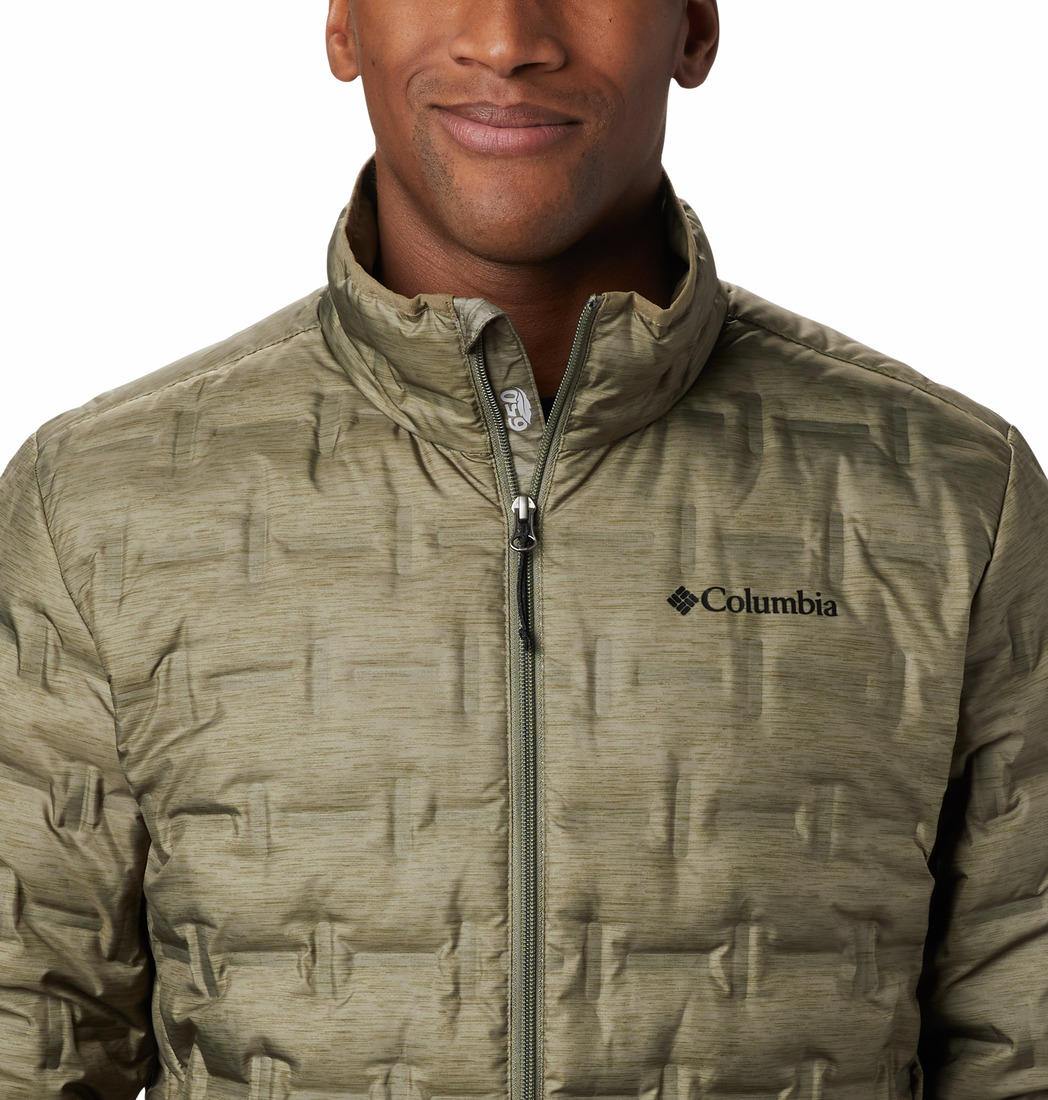 Columbia Men Green Delta Ridge Down Jacket - Image 3
