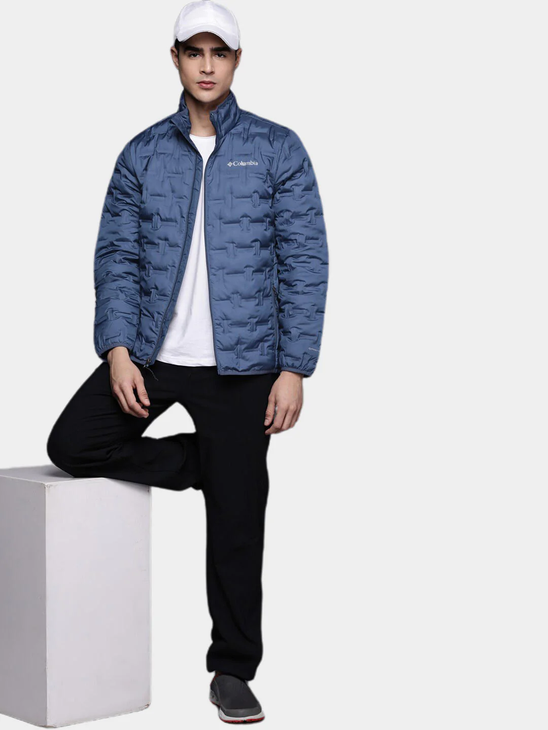 Columbia Men Blue Delta Ridge Down Jacket - Image 11