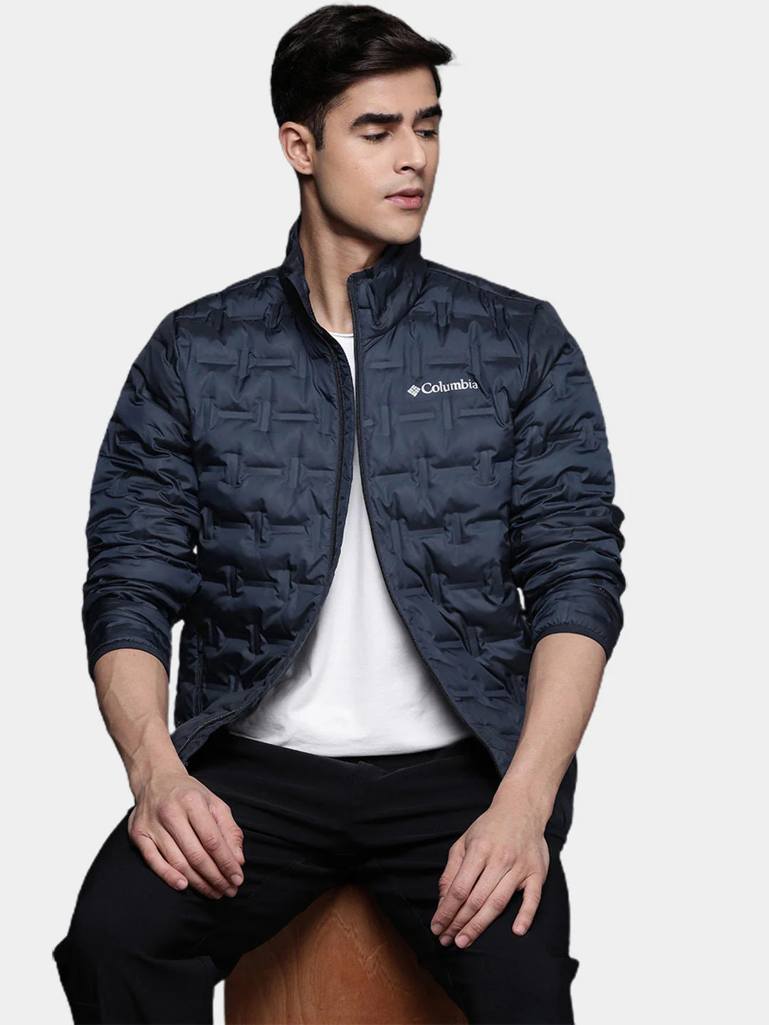 Columbia Men Blue Delta Ridge Down Jacket - Image 9