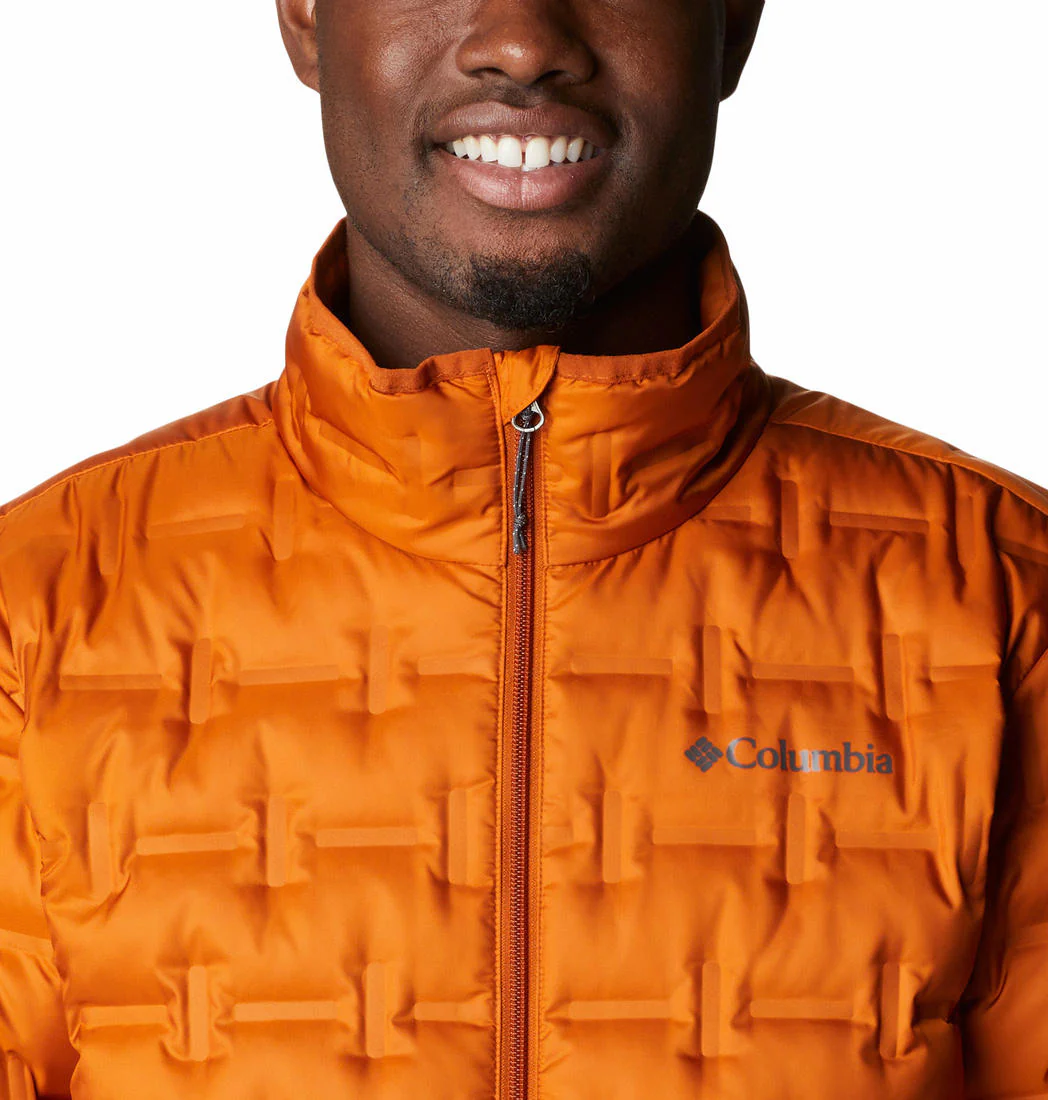 Columbia Men Orange Delta Ridge Down Jacket - Image 3