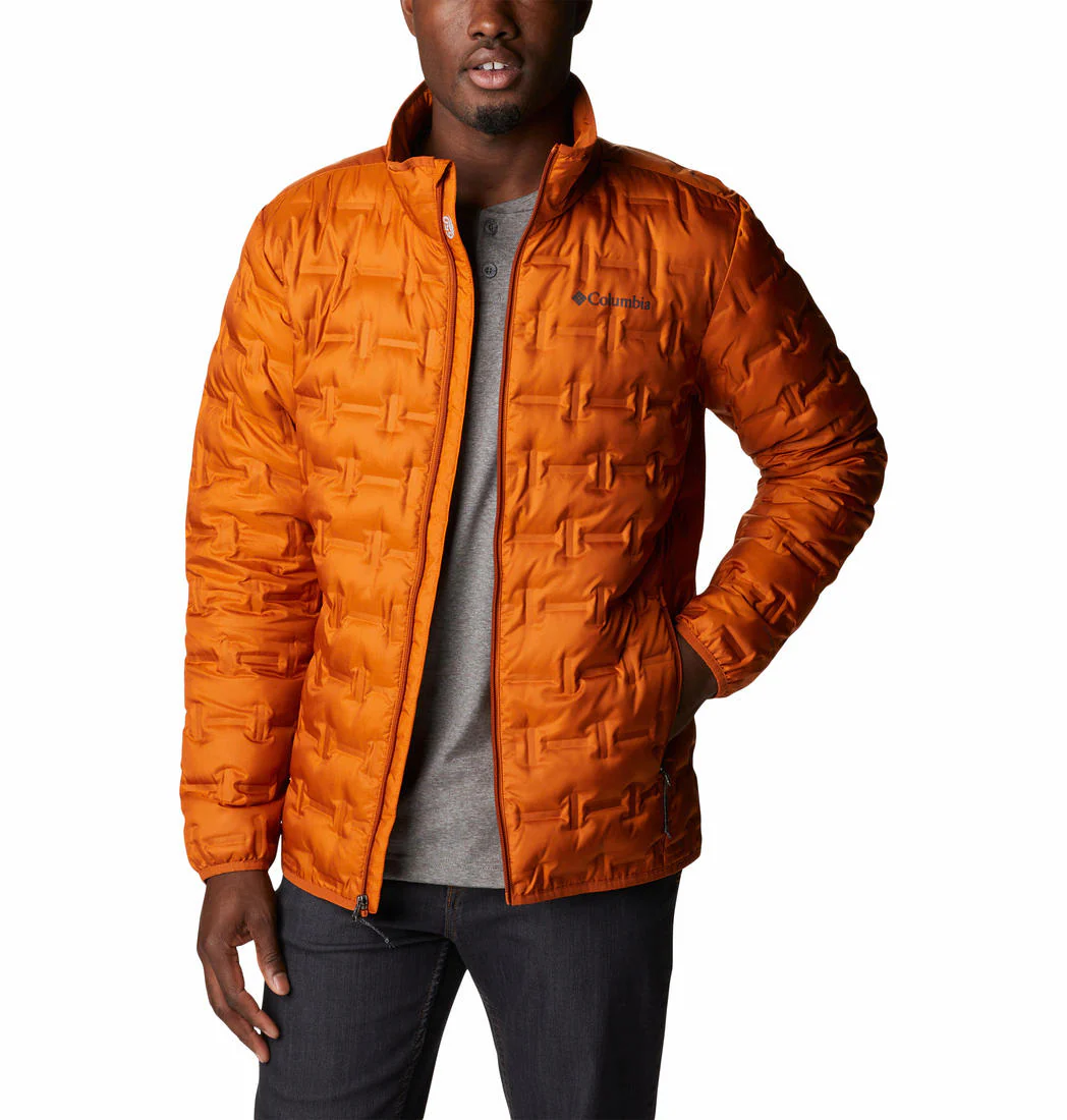 Columbia Men Orange Delta Ridge Down Jacket - Image 5