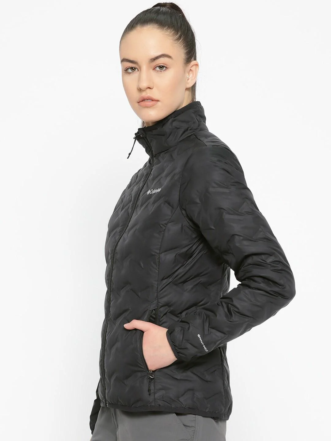 Columbia Women Black Delta Ridge Down Jacket - Image 3