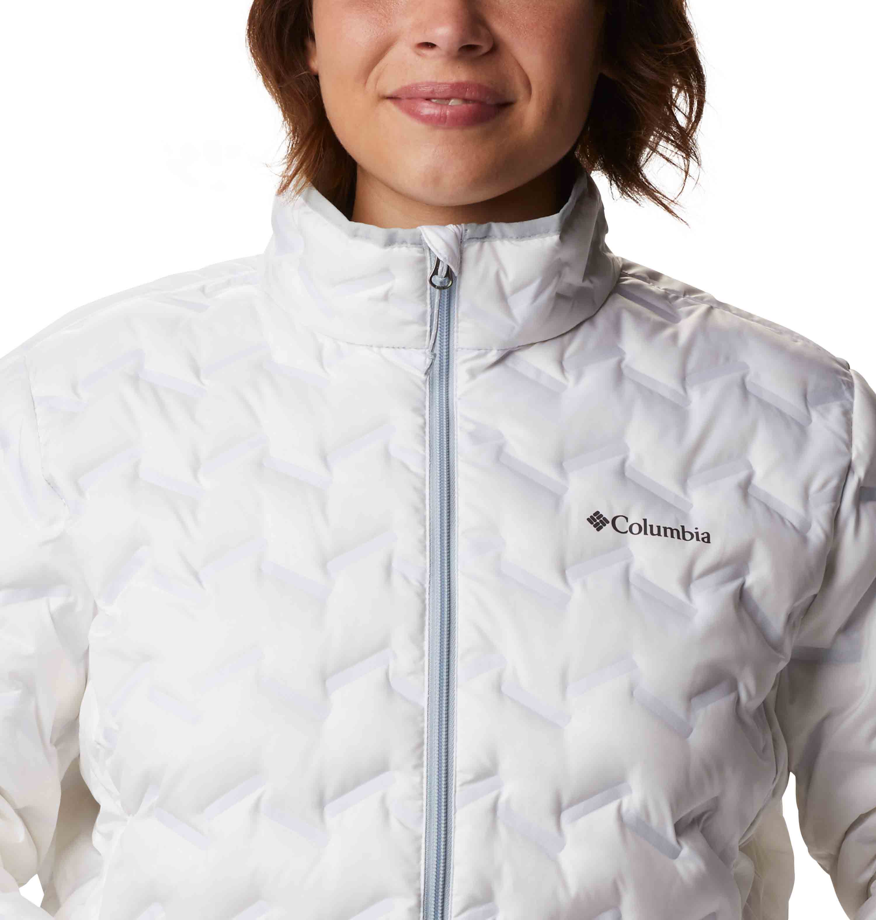 Columbia Women White Delta Ridge Down Jacket - Image 4