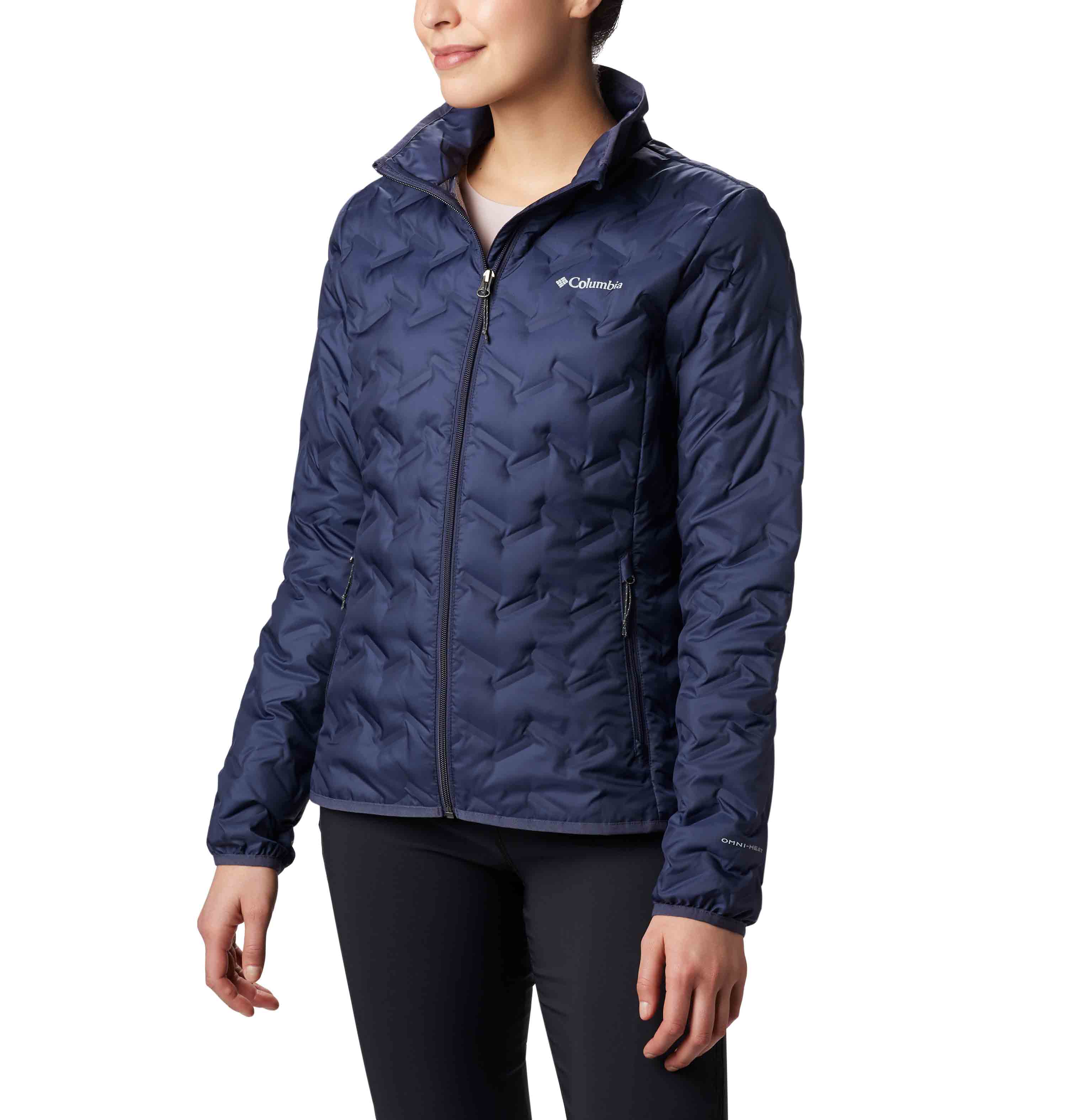 Columbia Women Blue Delta Ridge Down Jacket