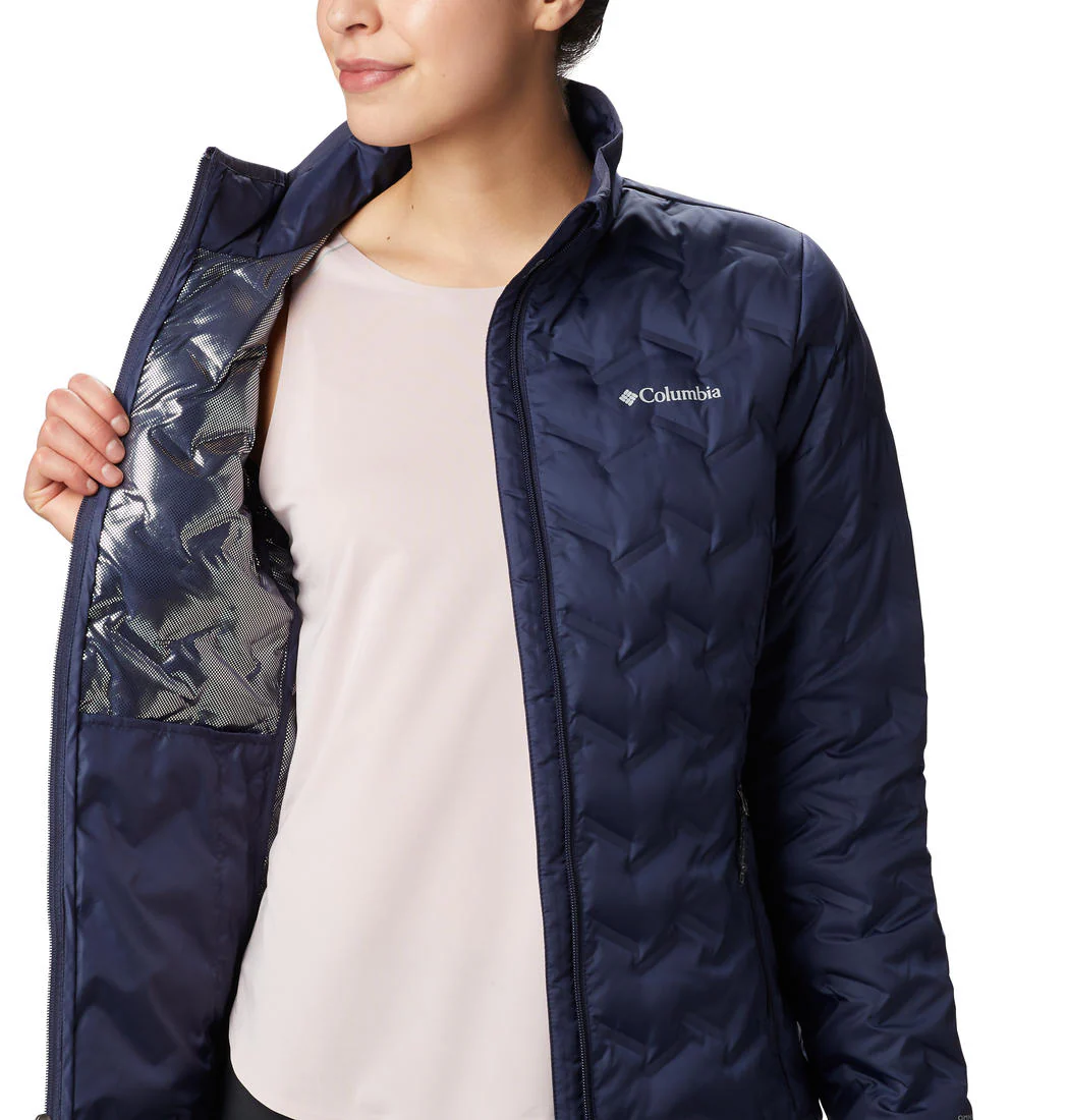 Columbia Women Blue Delta Ridge Down Jacket - Image 5