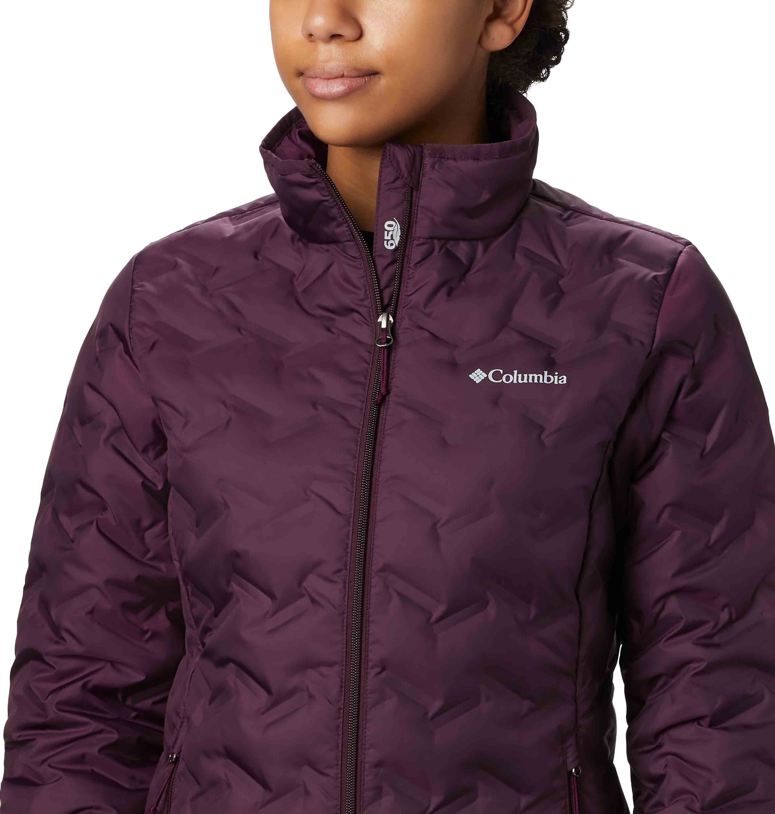 Columbia Women Maroon Delta Ridge Down Jacket - Image 5