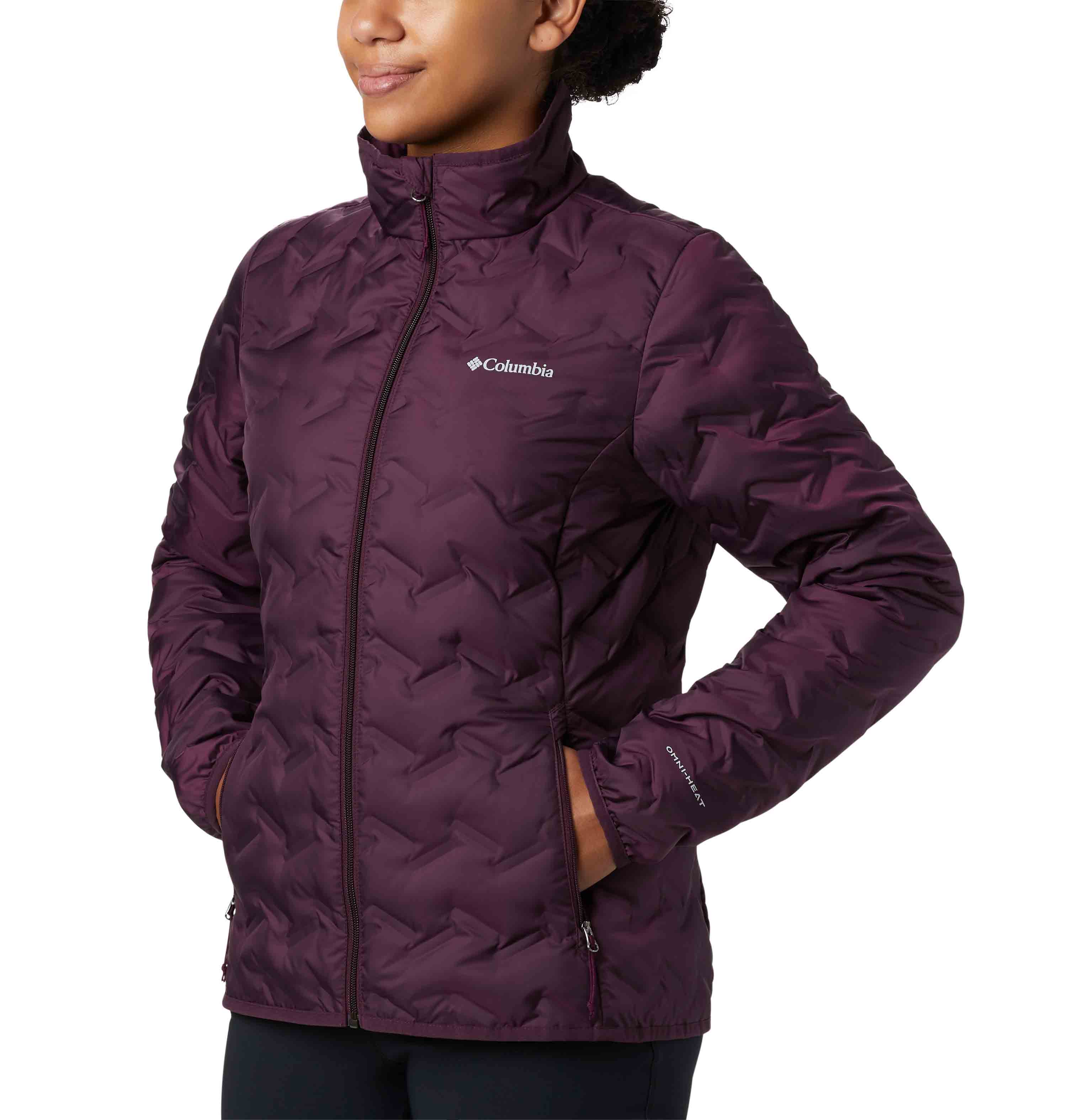 Columbia Women Maroon Delta Ridge Down Jacket - Image 6