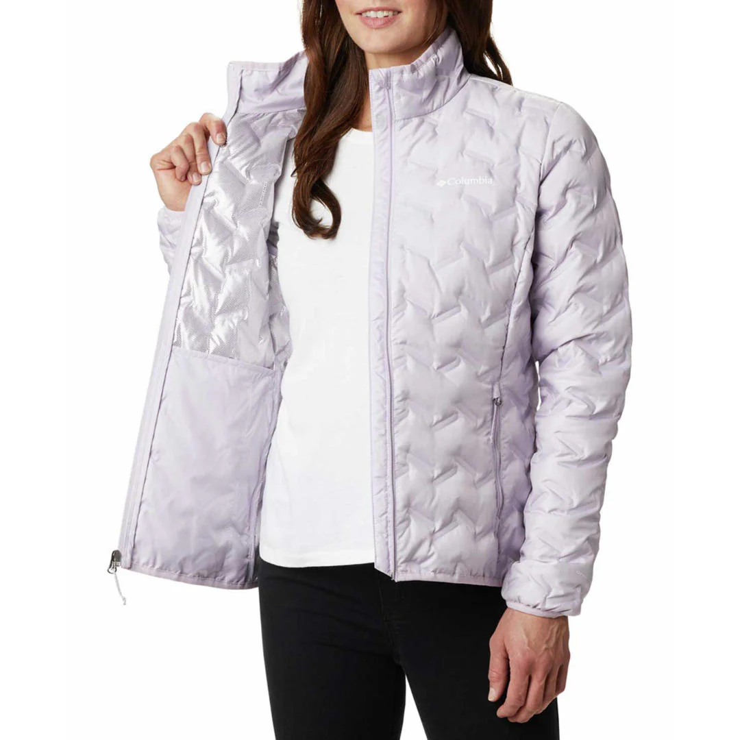 Columbia Women Purple Delta Ridge Down Jacket - Image 2