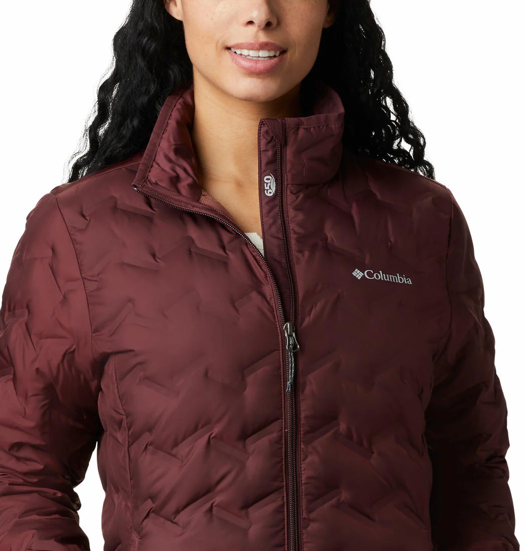 Columbia Women Maroon Delta Ridge Down Jacket - Image 2