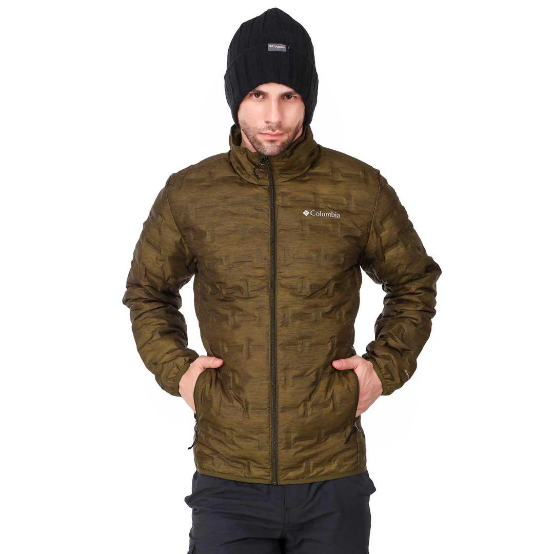 Columbia Men Olive Delta Ridge Down Jacket