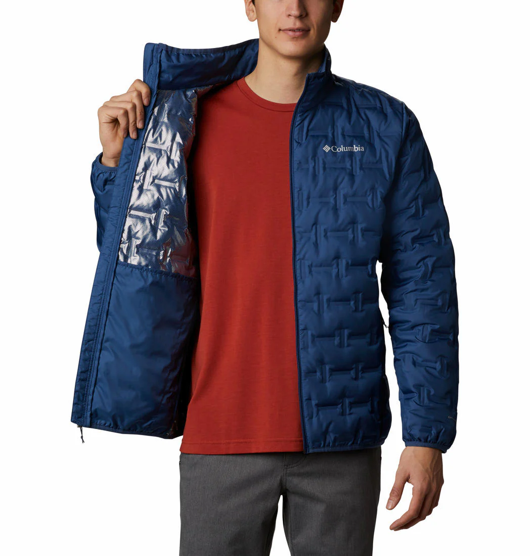 Columbia Men Blue Delta Ridge Down Jacket - Image 3